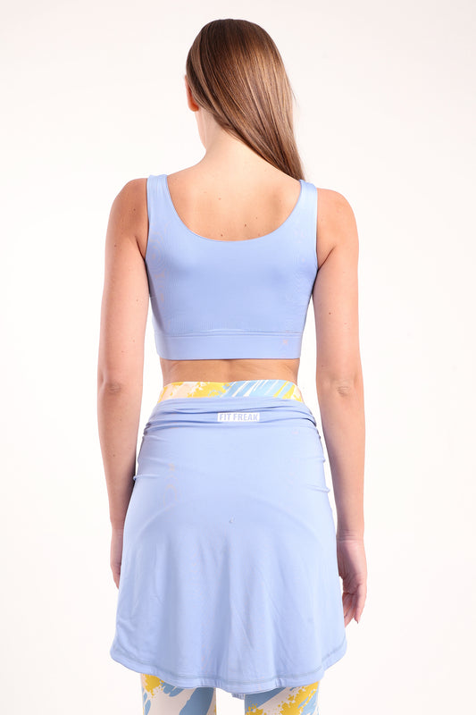 Sky Blue Molded Cup Sports Bra