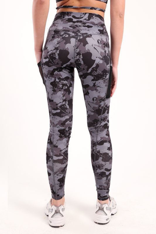 Smokecamo Mesh Printed Leggings
