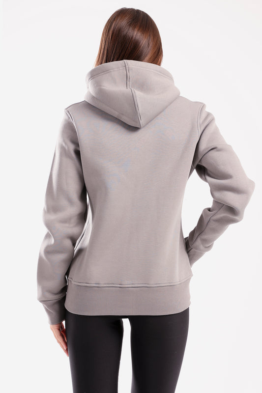 Fit zip up jacket in greige - tops, workout tops