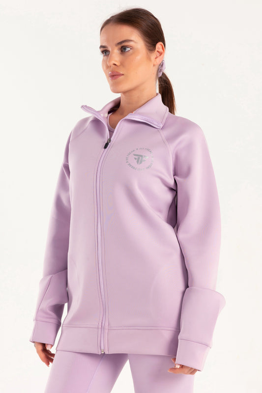 Hybrid Lilac Zip Jacket
