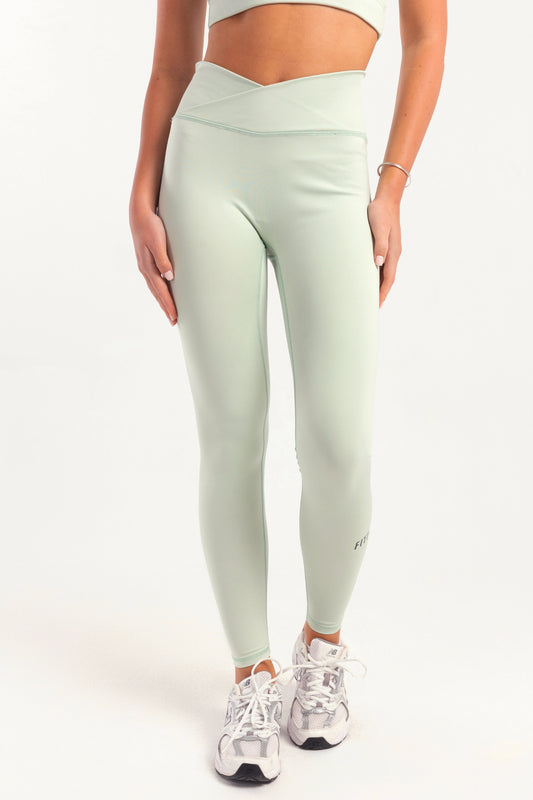 Hybrid Mint Cross Leggings