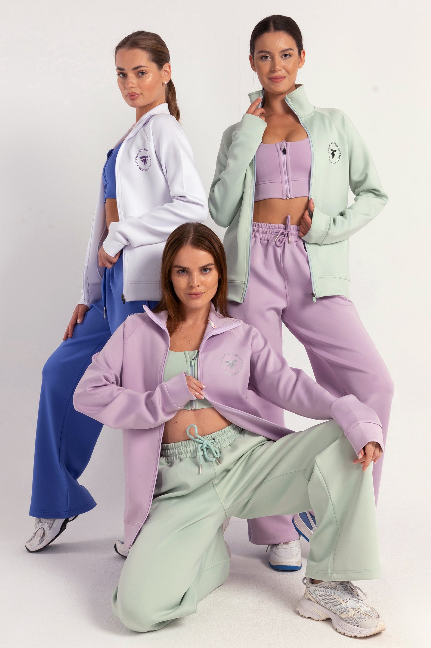 Hybrid Mint Wide Leg Sweatpants