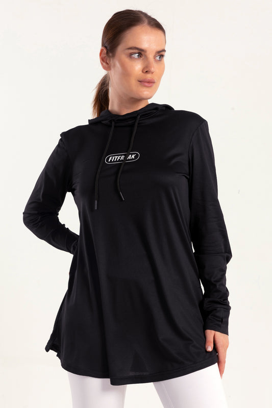 Black Core Charge Long Sleeve Top