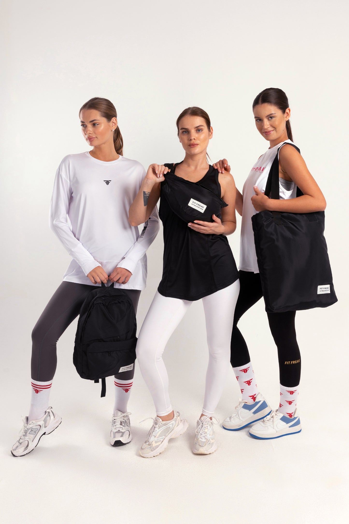 White Warm-Up Modest Top