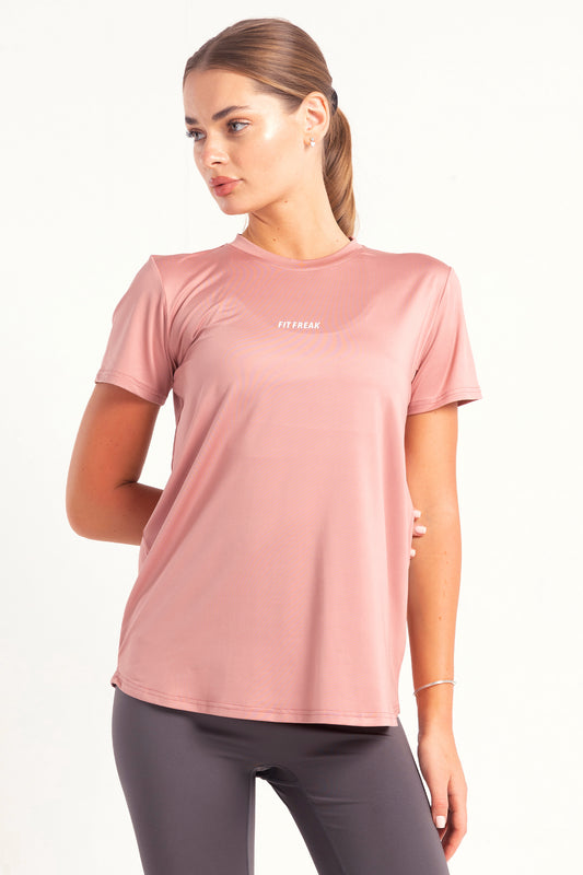 Rose Running Half Sleeve Top