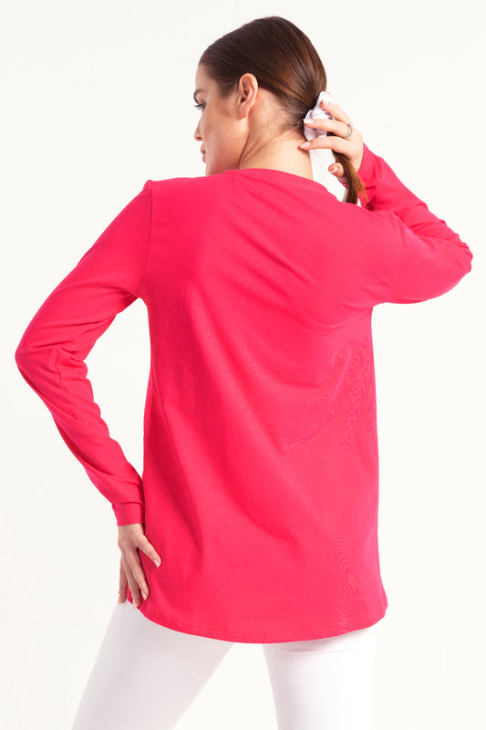 Fuchsia Limitless Long Sleeve Top