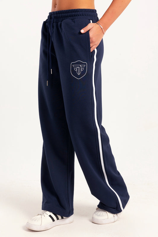 Navy Game On Shield Sweatpants