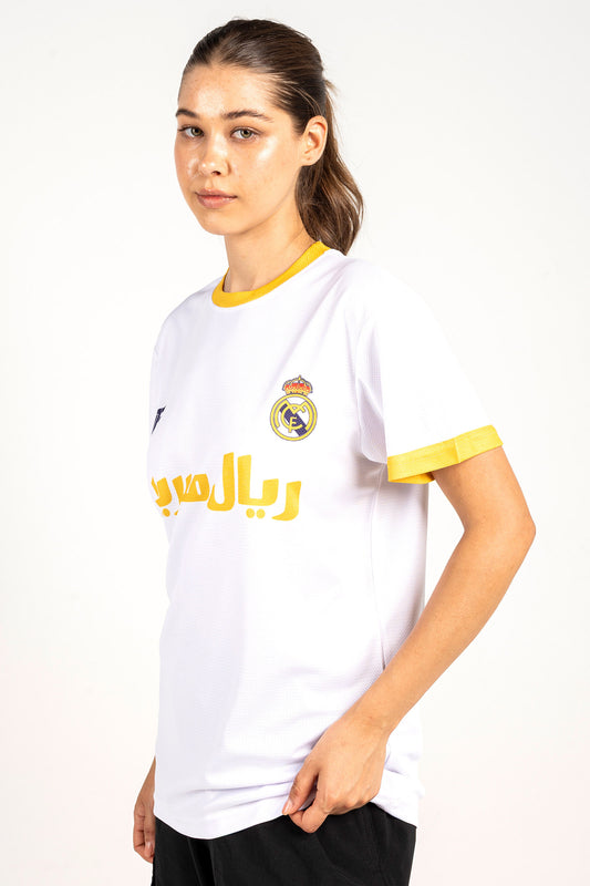 Real Madrid Royal White Closed Mesh