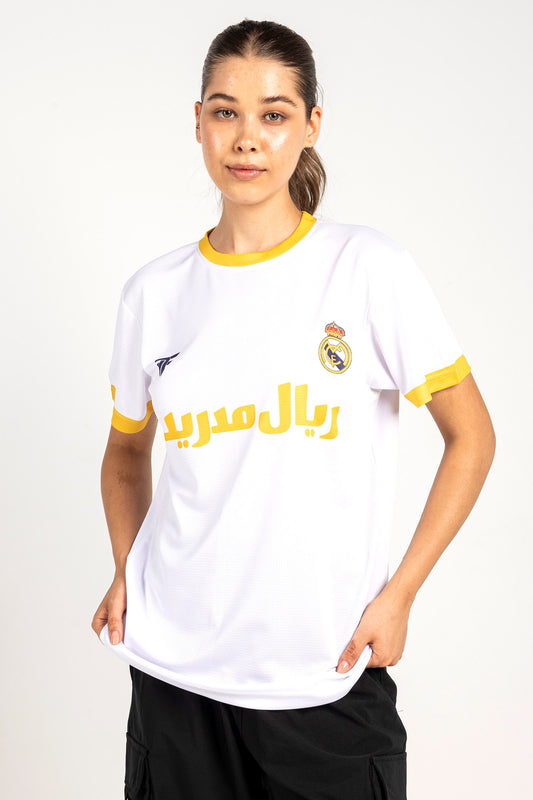 Real Madrid Royal White Closed Mesh
