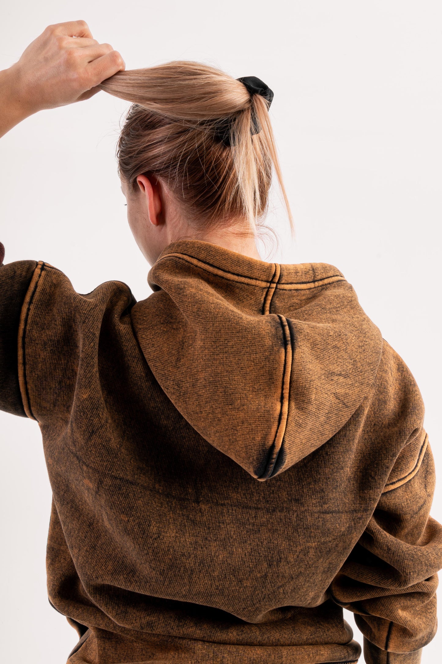Earthy washed oversized hoodie