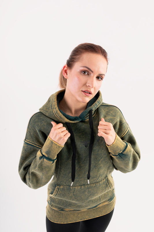 Verdant washed oversized hoodie