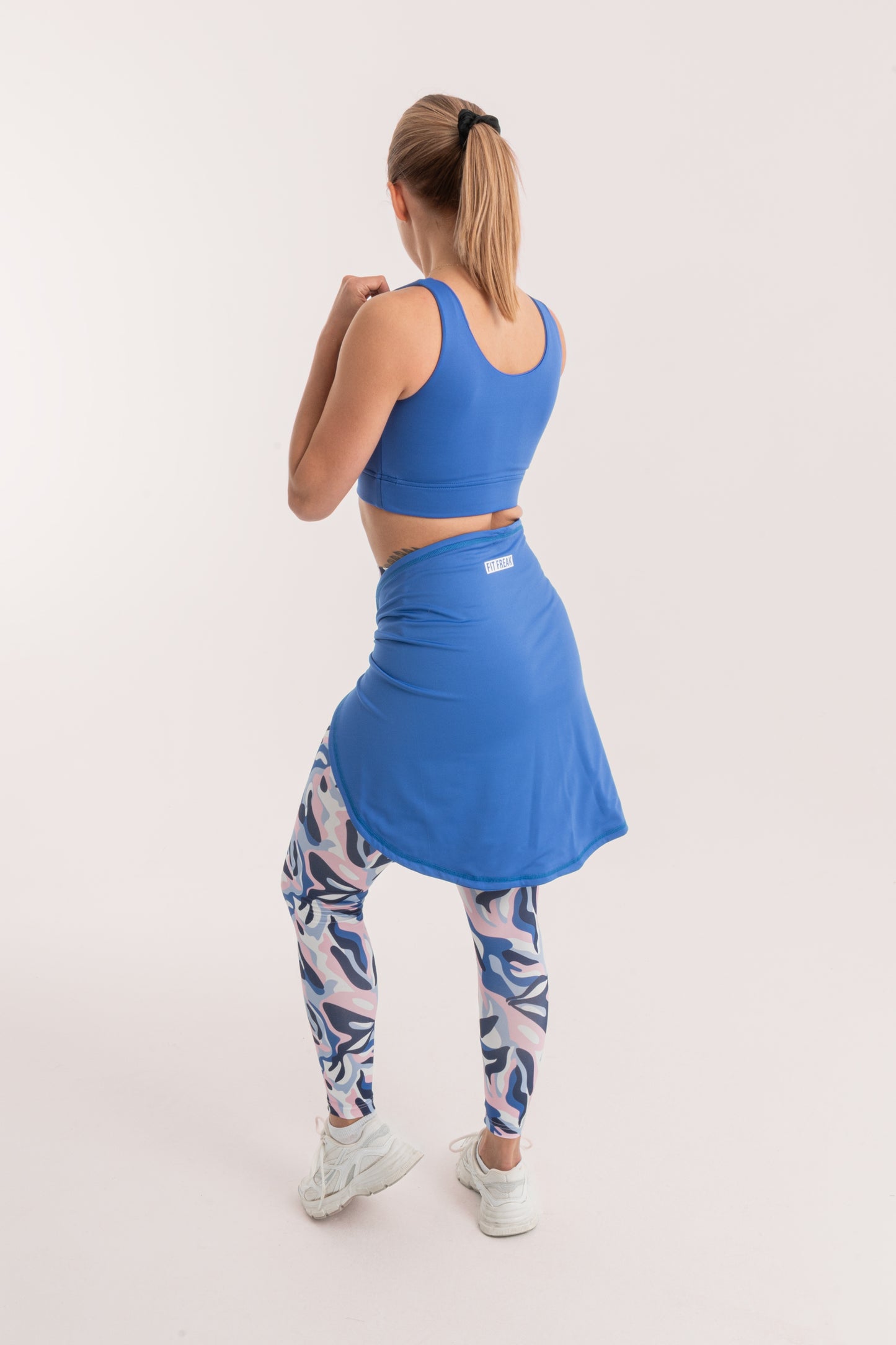 Blue Molded Cup Sports Bra - sports bras, support