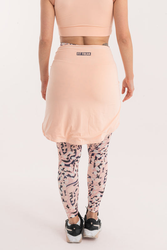 Peach Hip Cover With Sleeves