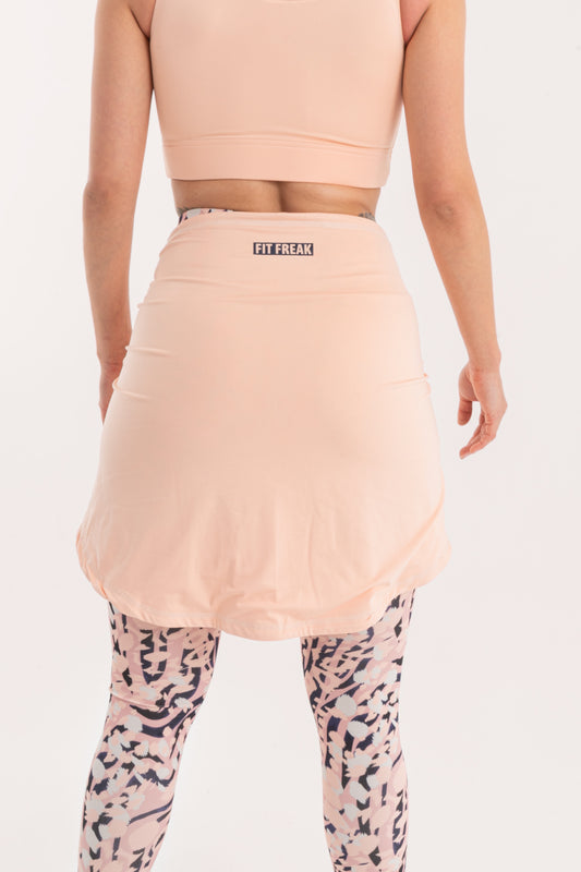 Peach Hip Cover With Sleeves