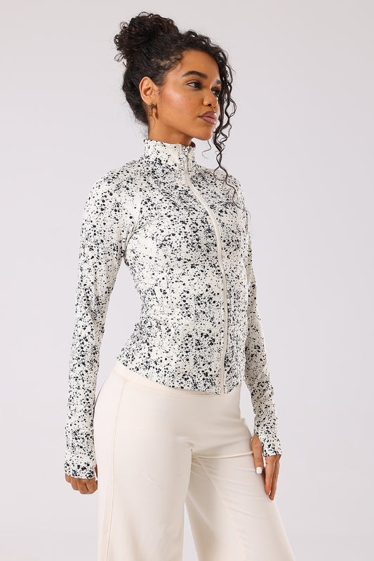 Ink Storm Print Jacket