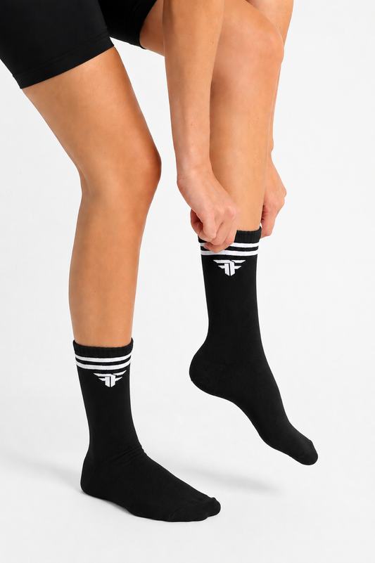 Double Stripe Crew Socks