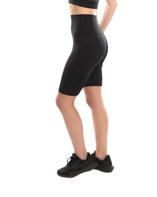 High Rise Cycling Short In Black