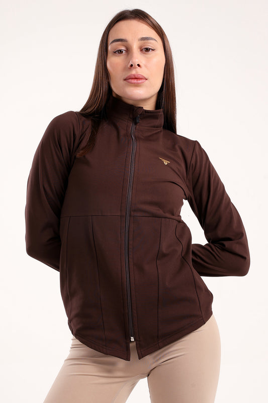 Cocoa Contour Tight Jacket