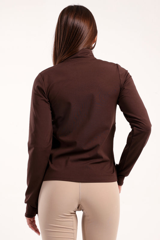 Cocoa Contour Tight Jacket