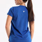 Running Half Sleeve Top In Royal Blue - tops, workout tops