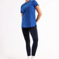 Running Half Sleeve Top In Royal Blue - tops, workout tops