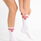 Double Stripe Crew Socks - socks