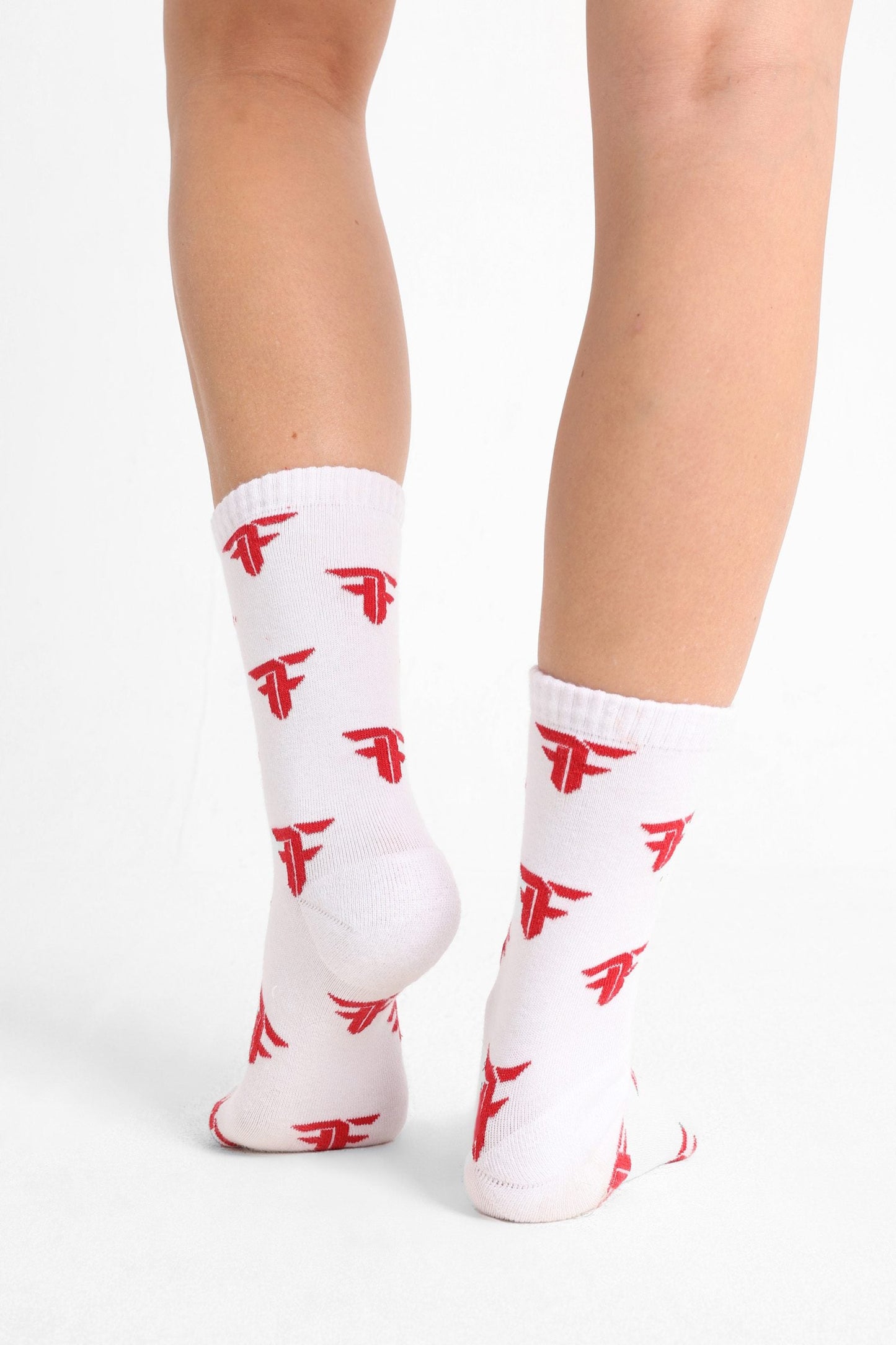 Logo Print Crew Socks