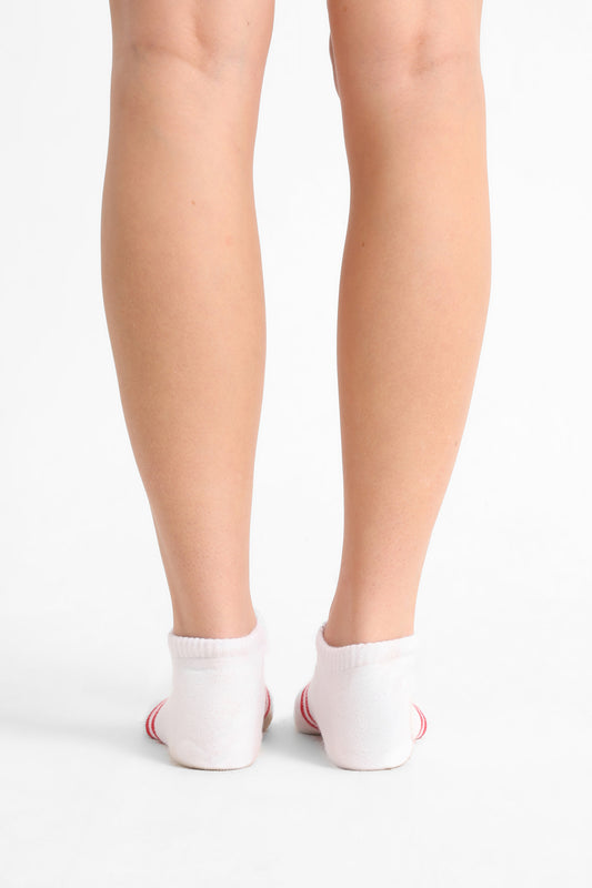 Double Stripe Ankle Socks - socks