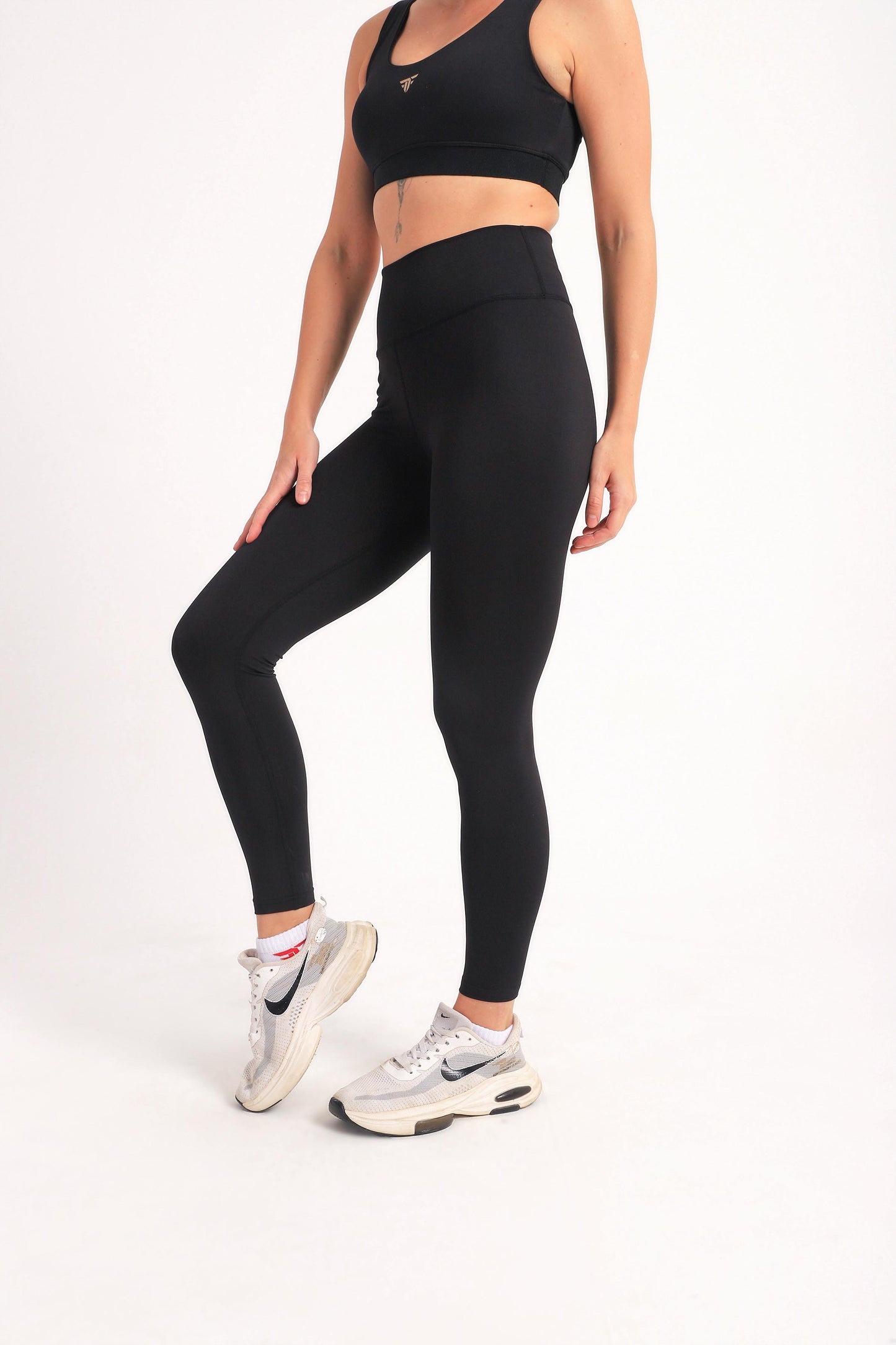 Black basic leggings