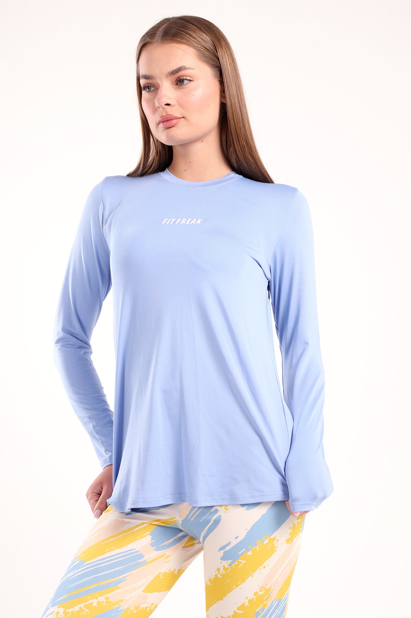 Sky Blue Long Sleeve Top