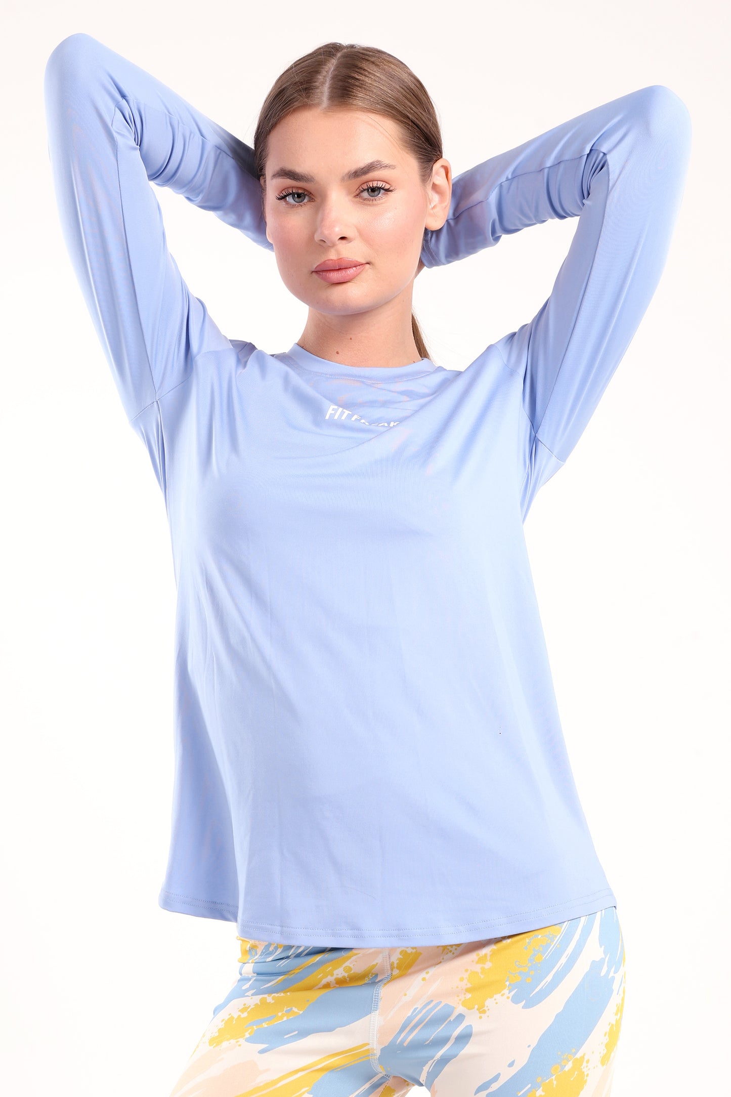 Sky Blue Long Sleeve Top