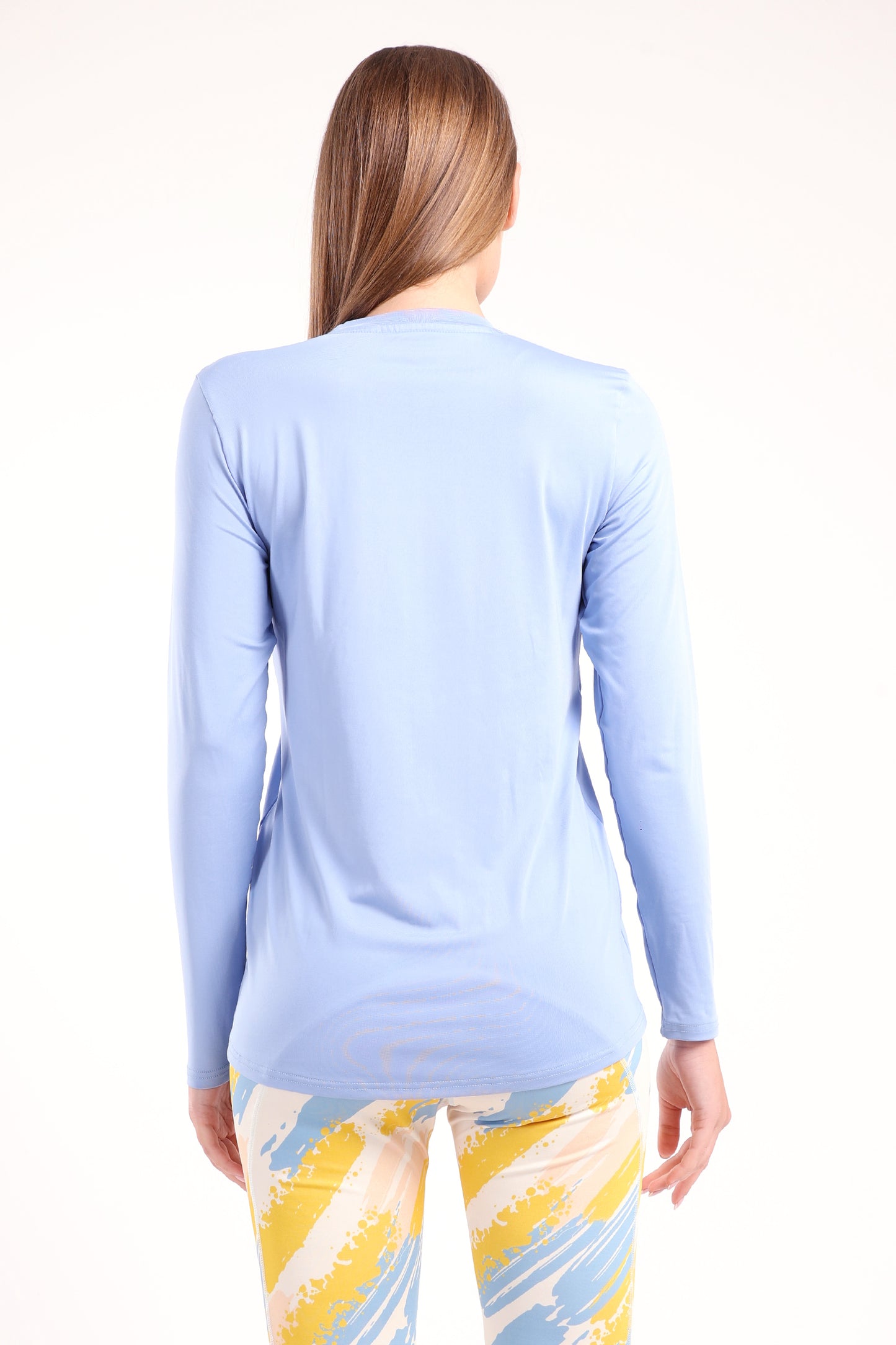 Sky Blue Long Sleeve Top