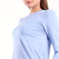 Sky Blue Long Sleeve Top