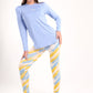 Sky Blue Long Sleeve Top