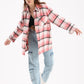 Pink Check Overshirt