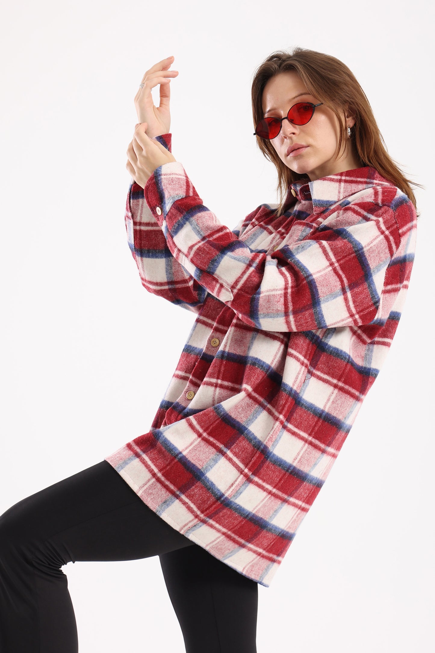 Red Check Overshirt