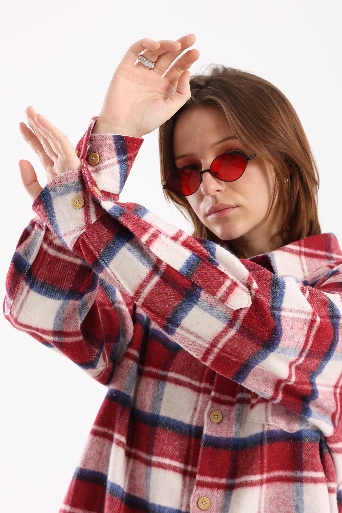 Red Check Overshirt