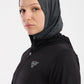 Sports Hijab In Dark Gray - sports bras, support