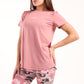 Rose Running Half Sleeve Top