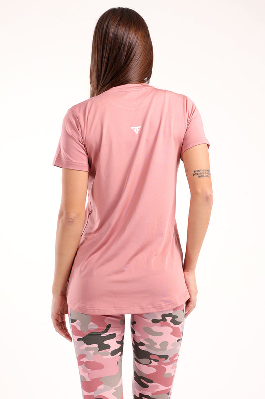 Rose Running Half Sleeve Top