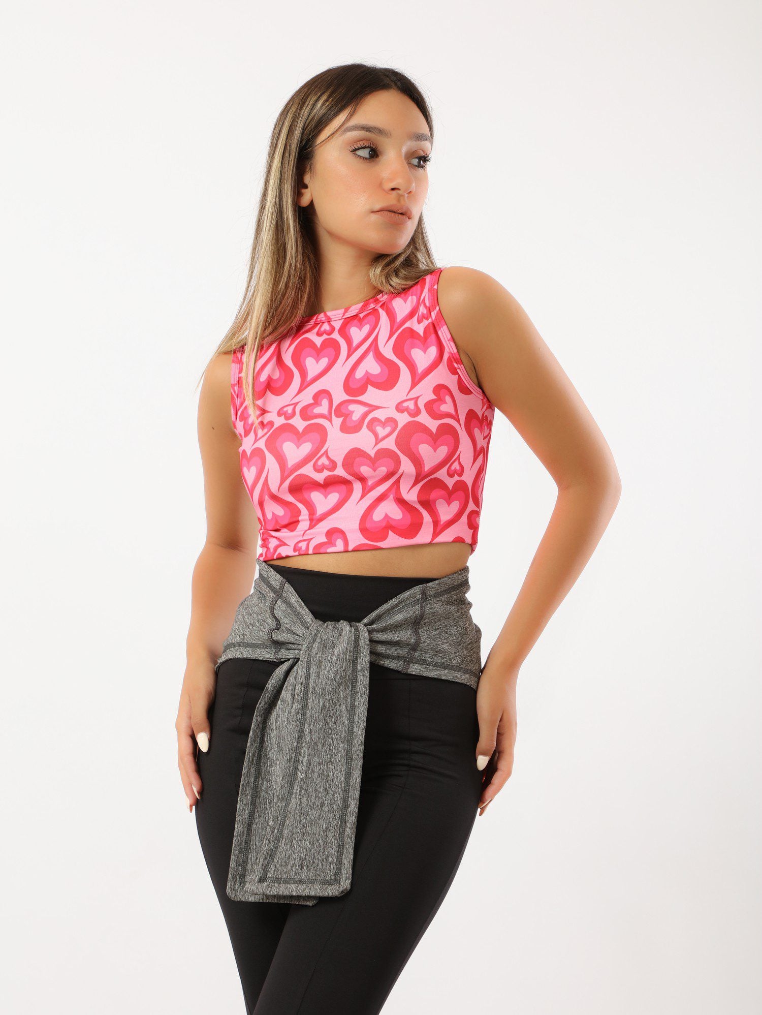 Gray Heather Hip Cover With Sleeves - outerwear, light jackets