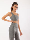 Light Gray Heather Molded Cup Sports Bra