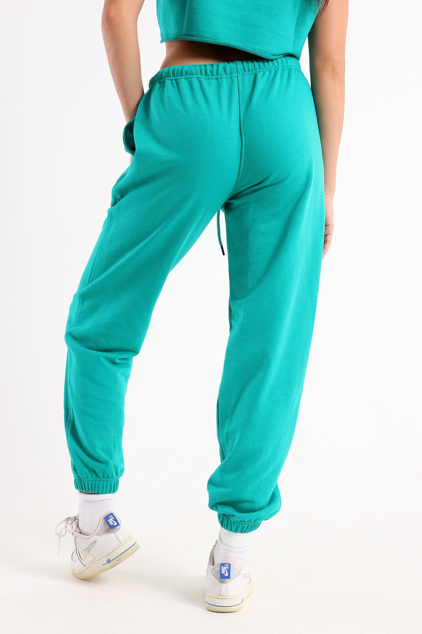 Green Basic Sweatpants