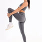 Deep Grey Basic Leggings