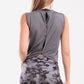 Smoke Grey Back Detail Top