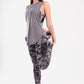 Smoke Grey Round Hem Top