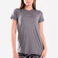 Smoke Grey Running Half Sleeve Top