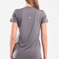 Smoke Grey Running Half Sleeve Top