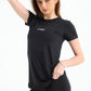 Running Half Sleeve Top In Black