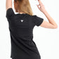 Running Half Sleeve Top In Black